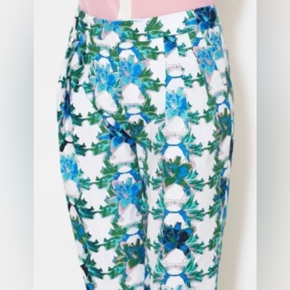 M Missoni Floral Cropped Trousers Pants Size 46/ US 14 - Picture 2 of 13